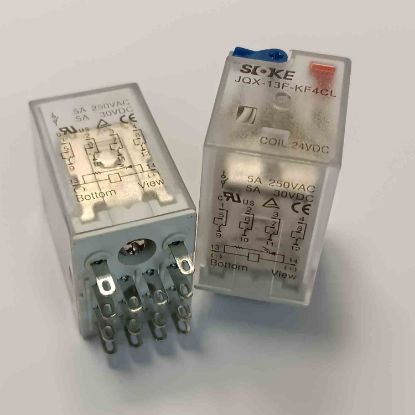 Picture of jqx-13f-kt4cl-24vdc-5a-4c-14pin-relay