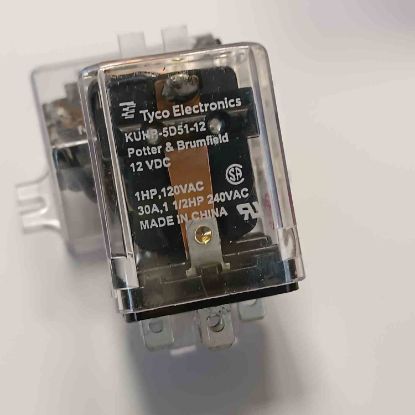 Picture of kuhp-5d51-12-12v-30a-1formc-5pin-relay