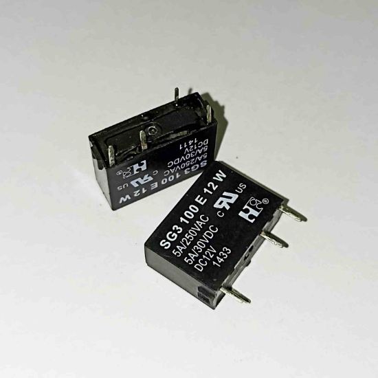 Picture of SG3 100 E 12W 12V 5A 1NO 4PIN RELAY