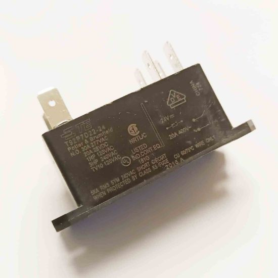 Picture of T92P7D22-24 24V 30A DPST-NO 6PIN RELAY