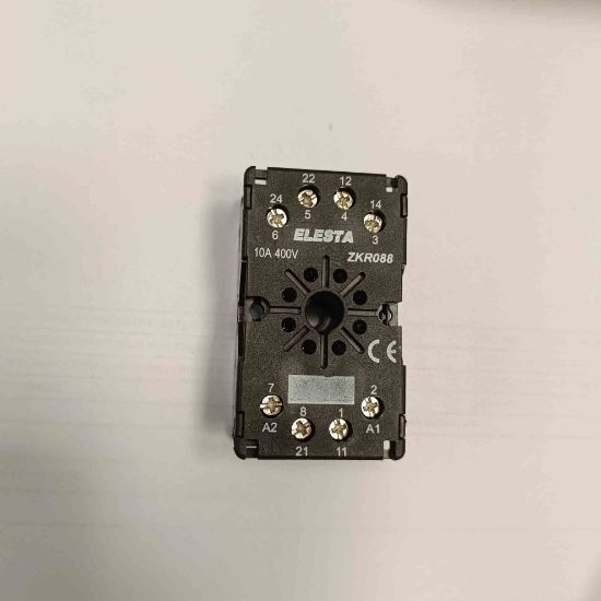 Picture of ZKR088 400V 10A 8PIN RELAY SOCKET