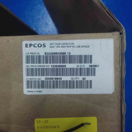 Picture of B32329B4306K13 30UF 400V CAPACITOR