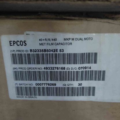 Picture of B32335B5042E53 46 5UF440VAC CAPACITOR