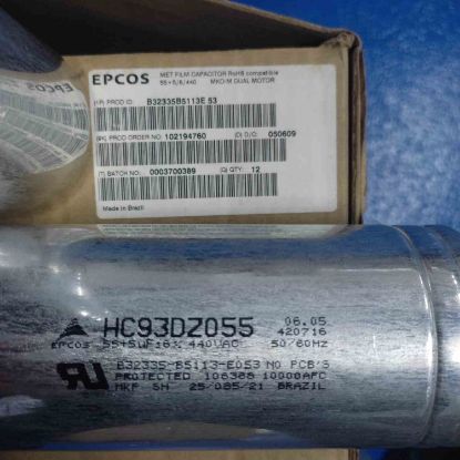 Picture of B32335B5113E53 MOTOR RUN CAPS. CAPACITOR