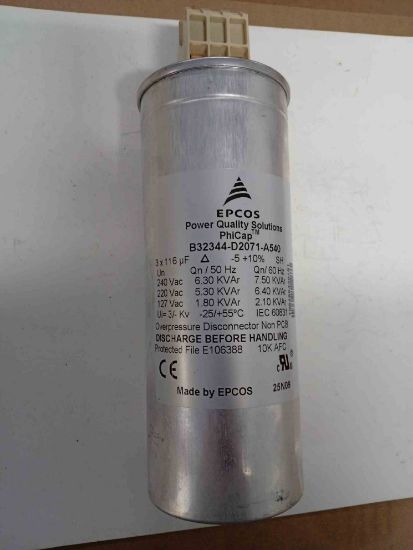 Picture of B32344D2071A540N1 3x137MF 6.3Kvar CAPACITOR