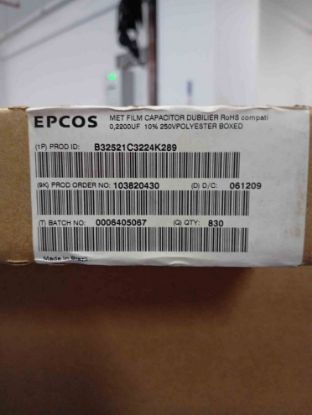 Picture of B32521C3224K289 0.22UF 250V CAPACITOR