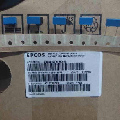 Picture of B32521C474K189   0.47UF 63V CAPACITOR