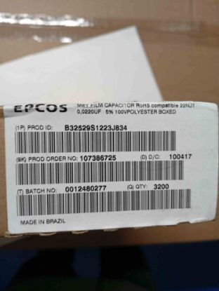 Picture of B32529S1223J834 0.022UF 100V CAPACITOR