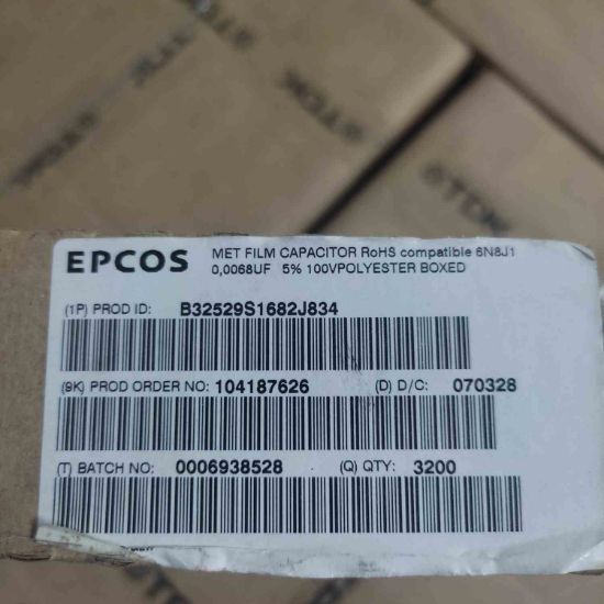 Picture of B32529S1682J834 6800PF 63V rm5 CAPACITOR