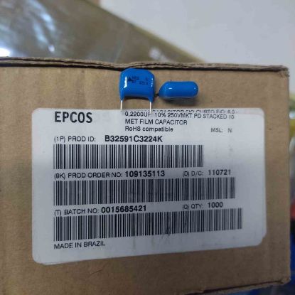 Picture of B32591C3224K 0.22UF 250V CAPACITOR