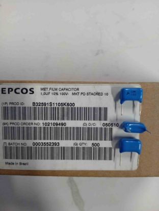 Picture of B32591S1105K600 1UF 400V CAPACITOR