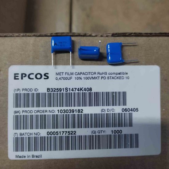 Picture of B32591S1474K408  0.47UF 100V MKT CAPACITOR