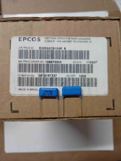 Picture of B32592C6104K 0.1uf 400V MKT CAPACITOR