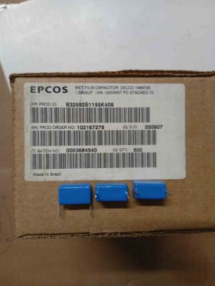 Picture of B32592S1155K409 1.5UF 100V CAPACITOR