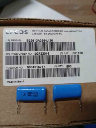 Picture of B32613A3564J20 0.56UF 250V MKT CAPACITOR