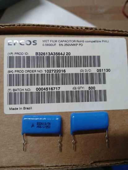 Picture of B32613A3564J20 0.56UF 250V MKT CAPACITOR
