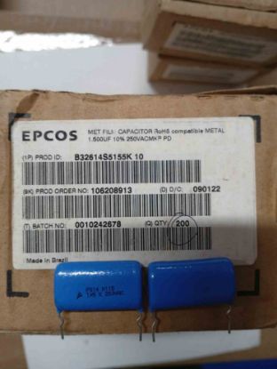 Picture of B32614S5155K10 1.5UF 250V CAPACITOR