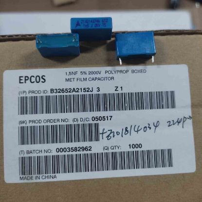 Picture of B32652A2152J3Z1  1500PF 1500V CAPACITOR