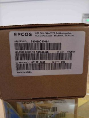 Picture of B32669C3205J 2uF 250V AXSIYEL CAPACITOR