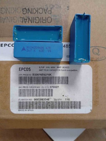 Picture of B32676E6275K 2.7UF 630v 37,5mm CAPACITOR