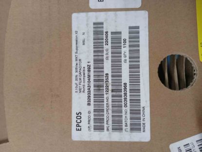 Picture of B32932A3104M189Z1  0.1UF 305VAC CAPACITOR