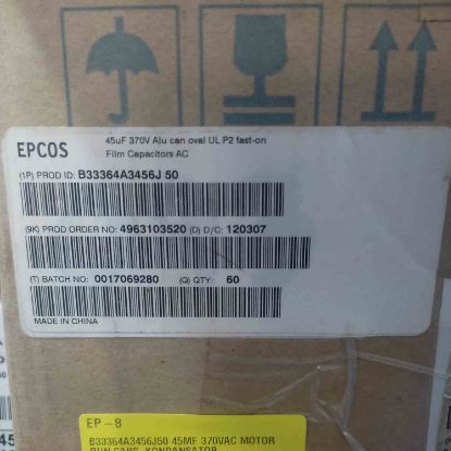 Picture of B33364A3456J50 45MF 370VAC MOTOR RUN CAPS. CAPACITOR