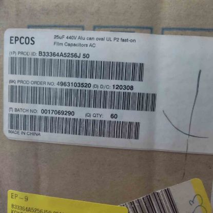 Picture of B33364A5256J050 25MF 440VAC CAPACITOR