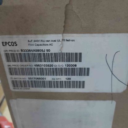 Picture of B33364A5805J50 80MF 440VAC CAPACITOR