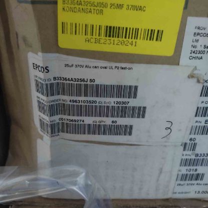 Picture of B3364A3256J050 25MF 370VAC CAPACITOR