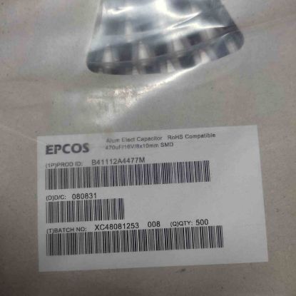 Picture of B41112A4477M 470UF 16V 8x10 CAPACITOR