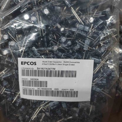 Picture of B41827A3477M 470UF 10V CAPACITOR