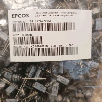 Picture of B41827A7227M 220uF 35V 10x14mm CAPACITOR