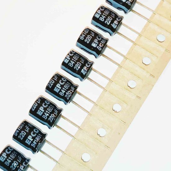 Picture of B41851A7227M8 220UF 35V 8x11,5mm CAPACITOR
