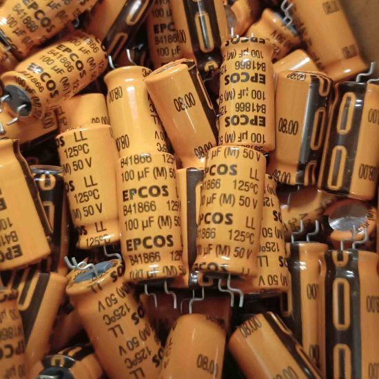 Picture of B41866-S6107-M002 100uF 50V 10x12.5mm CAPACITOR