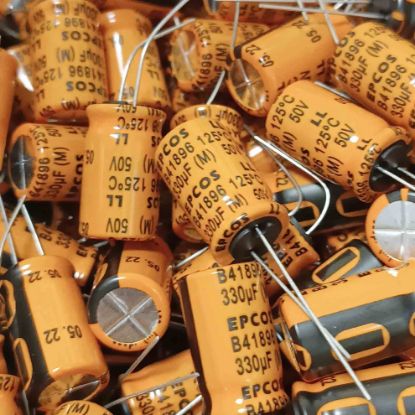 Picture of B41896C6337M 330UF 50V CAPACITOR