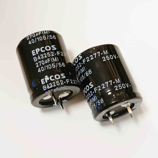 Picture of B43252F2277M 270UF 250V 25x32mm 105 CAPACITOR