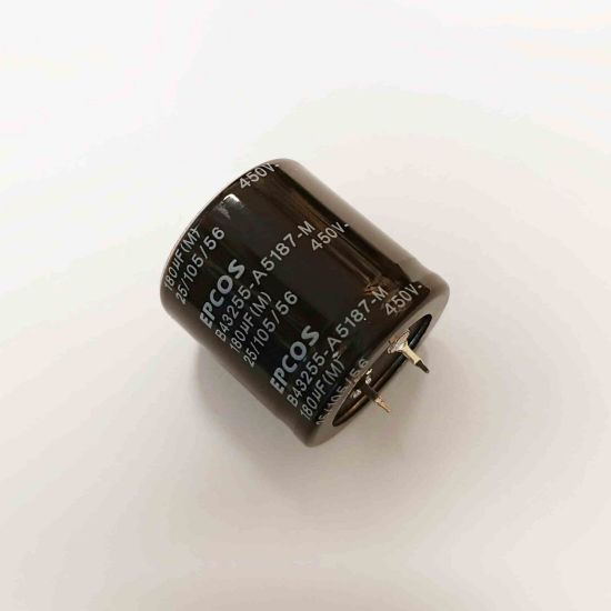 Picture of B43255A5187M 180UF 450V CAPACITOR