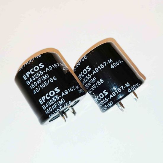 Picture of B43255A9157M 150UF 400V 30x32mm 105 CAPACITOR