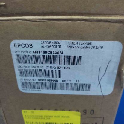 Picture of B43455C5338M 3300uF 450V 76x105 CAPACITOR