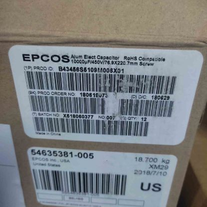 Picture of B43456S5109M006X01 10.000UF 450V CAPACITOR