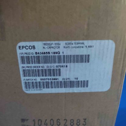 Picture of B43465S189Q1 1800uF 400V CAPACITOR