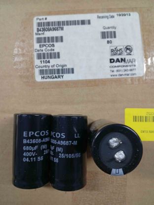 Picture of B43508A9687M 680UF 400V CAPACITOR