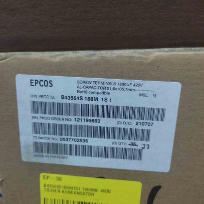 Picture of B43564S188M1S1 1800UF 420V CAPACITOR