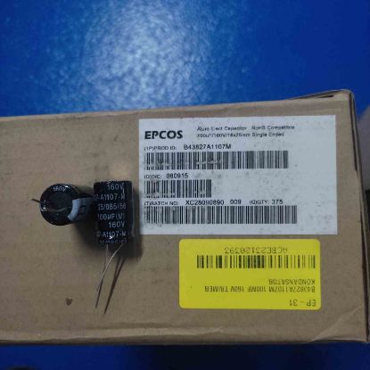 Picture of B43827A1107M 100UF 160V CAPACITOR