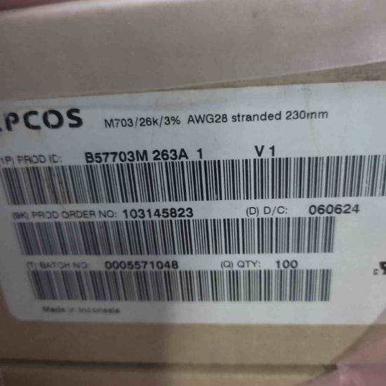 Picture of B57703M263A1 26K NTC