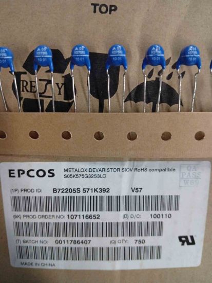 Picture of B72205S571K392  VARISTOR