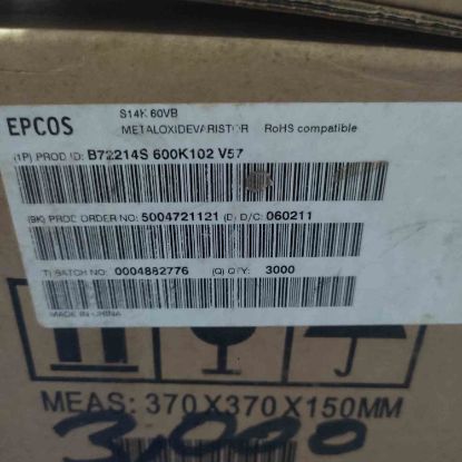 Picture of B72214S600K101 VARISTOR 