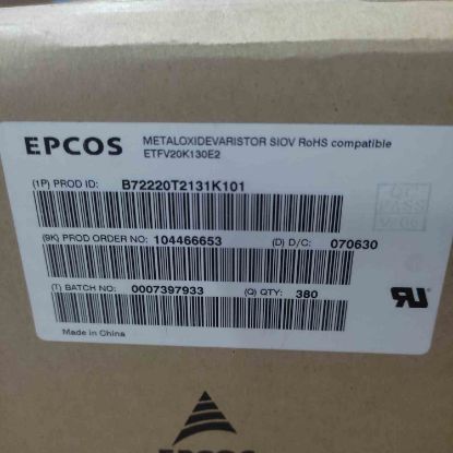 Picture of B72220T2131K101 VARISTOR 