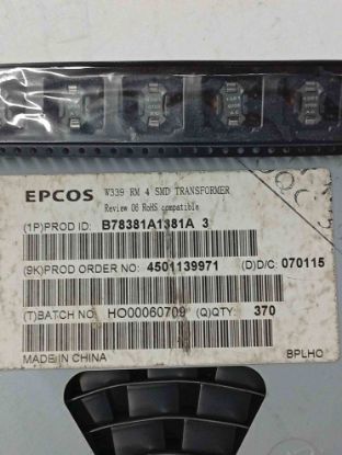 Picture of B78381A1381A3 SMD TRANFORMERS