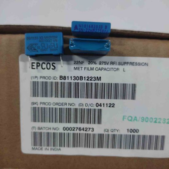 Picture of B81130B1223M 0.022UF 275V CAPACITOR